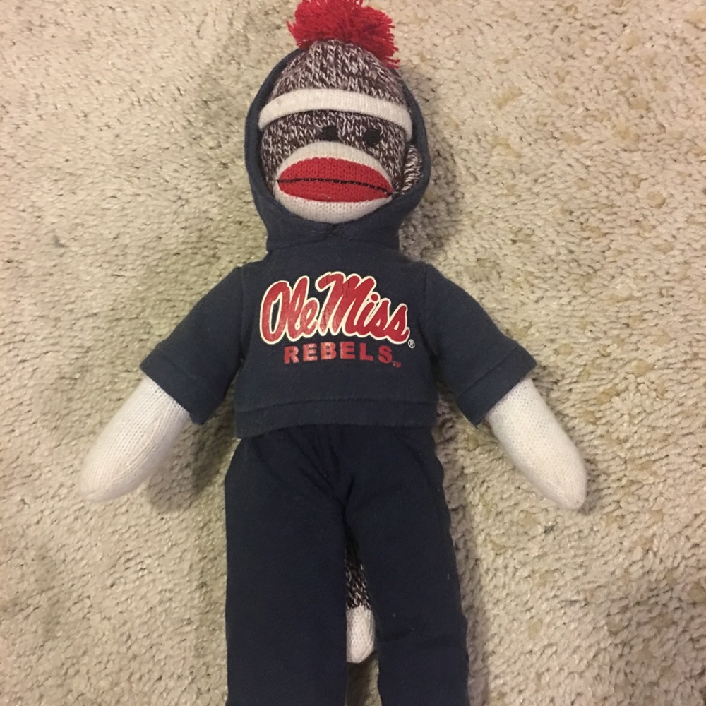 Ole Miss Sock monkey